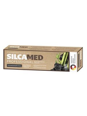 SILCAMED Зубная паста Professional Black Whitening ORGANIC 100 гр.