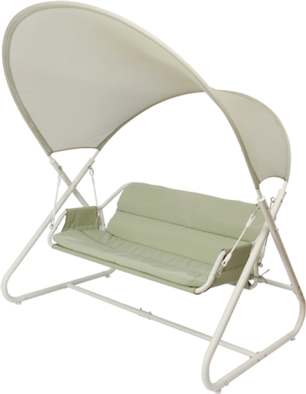 Качели садовые 2-х местные Аризона 166х145см h190см, стойка d40мм, тент: сетчатый полиэстер 230г, 79