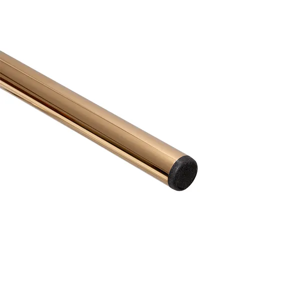 Стул полубарный Elle кремовый с золотыми ножками