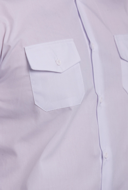 Рубашка форменная кадетская для кадетов казачья школьная детская белая короткий рукав хлопковая хлопок