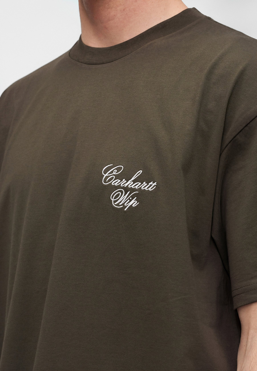 Carhartt WIP Базовая футболка - Хаки