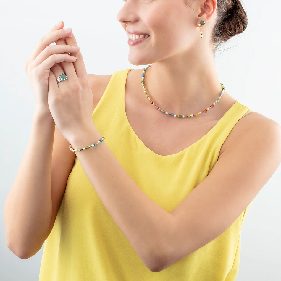 Серьги Coeur de Lion Green-Silver 1200/21-0517