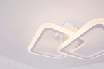 Люстра потолочная светодиодная Corpo 4030 , LED, цвет белый. Люстра с пультом управления, мощность 52 Вт. Светильник потолочный. Площадь освещения до 15 м2