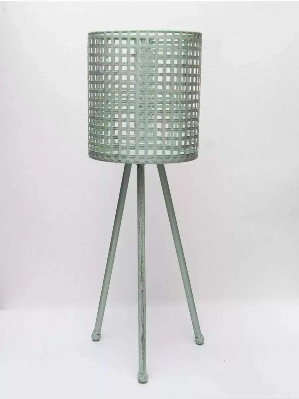 Кашпо металлическое на ножках 45,5*21,5см