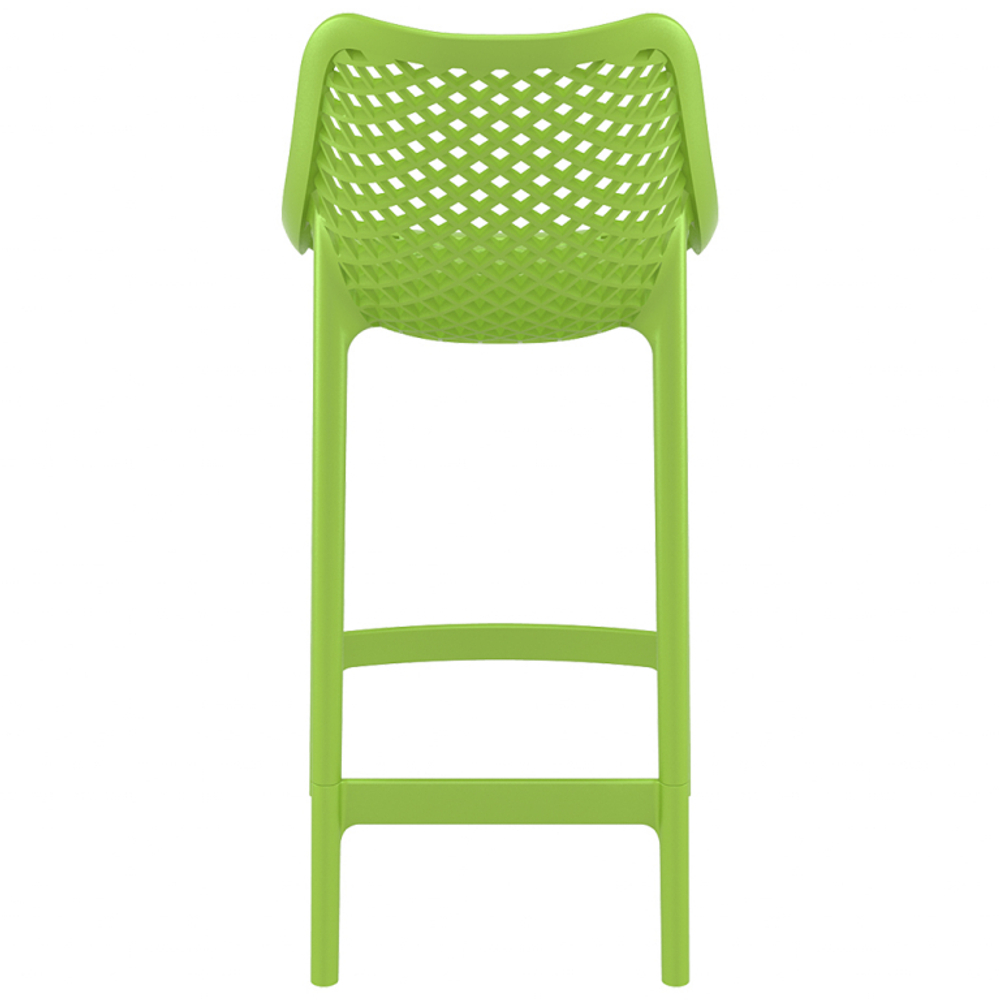 Стул пластиковый полубарный Siesta Contract Air Bar 65, зеленый