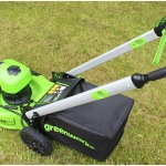 Аккумуляторная газонокосилка Greenworks GD40LM48SPK4 40В (1 x 4 Ач, ЗУ) нож 48 см, 2517407UB