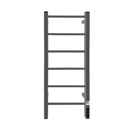 RTD-C4080-6E-U-03 Полотенцесушитель электрический "лесенка", 6 пер., 400х800, графит ROYAL CLIMA