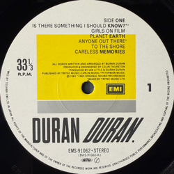 Виниловая пластинка Duran Duran ‎– Duran Duran LP