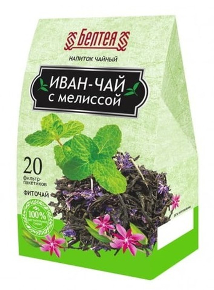 Фиточай "Иван-Чай" с мелиссой 20 пак. Белтея