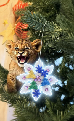 Новогодняя игрушка своими руками "Чудо-Шар. Королевский орнамент".