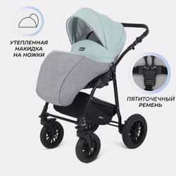 Детская коляска Rant Siena New 2 в 1 10 серый-ментоловый