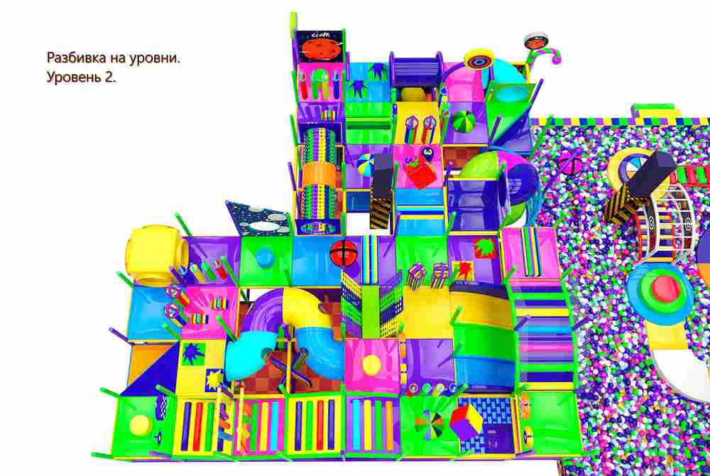 Детский игровой лабиринт «Космическая Паутина»