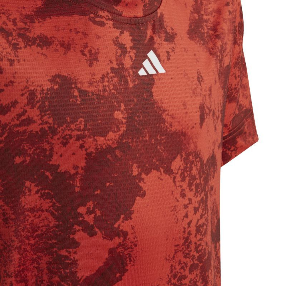 Adidas Roland Garros T Shirt preloved red