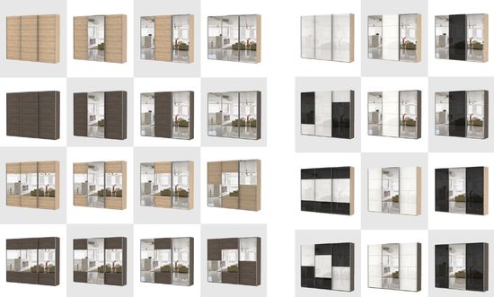 варианты компоновки фасадов