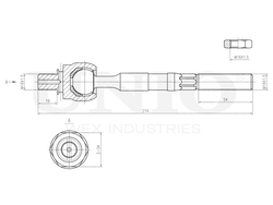 Тяга рулевая UNIO SSP-30029