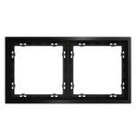 Рамка металлическая на 2 поста, S70 Metal (антрацит)