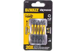 Биты ударные IMPACT Torsion Pz2, 57мм, 5шт. DEWALT DT7391T