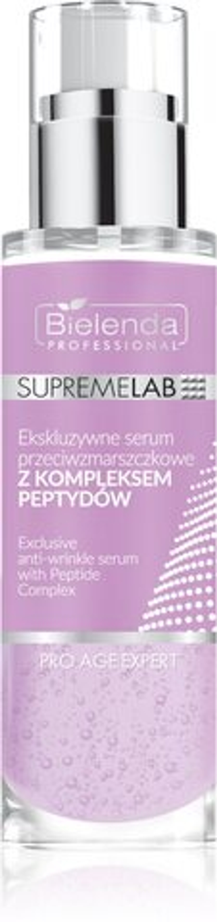 Bielenda Professional Supremelab Pro Age Expert - эксклюзивная сыворотка против морщин с комплексом пептидов /   30  ml  / GTIN 5902169037413