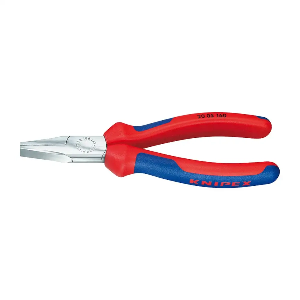 Плоскогубцы с гладкими губками хромированные 140 мм Knipex 20 05 140