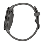 Спортивные часы Garmin Venu 3S, 41 мм, серый силиконовый ремешок Безель из нержавеющей стали сланцевого цвета, корпус серого цвета, AMOLED-дисплей со стеклом Gorilla Glass. Ремешок с классической застёжкой — на запястье обхватом 110–175 мм