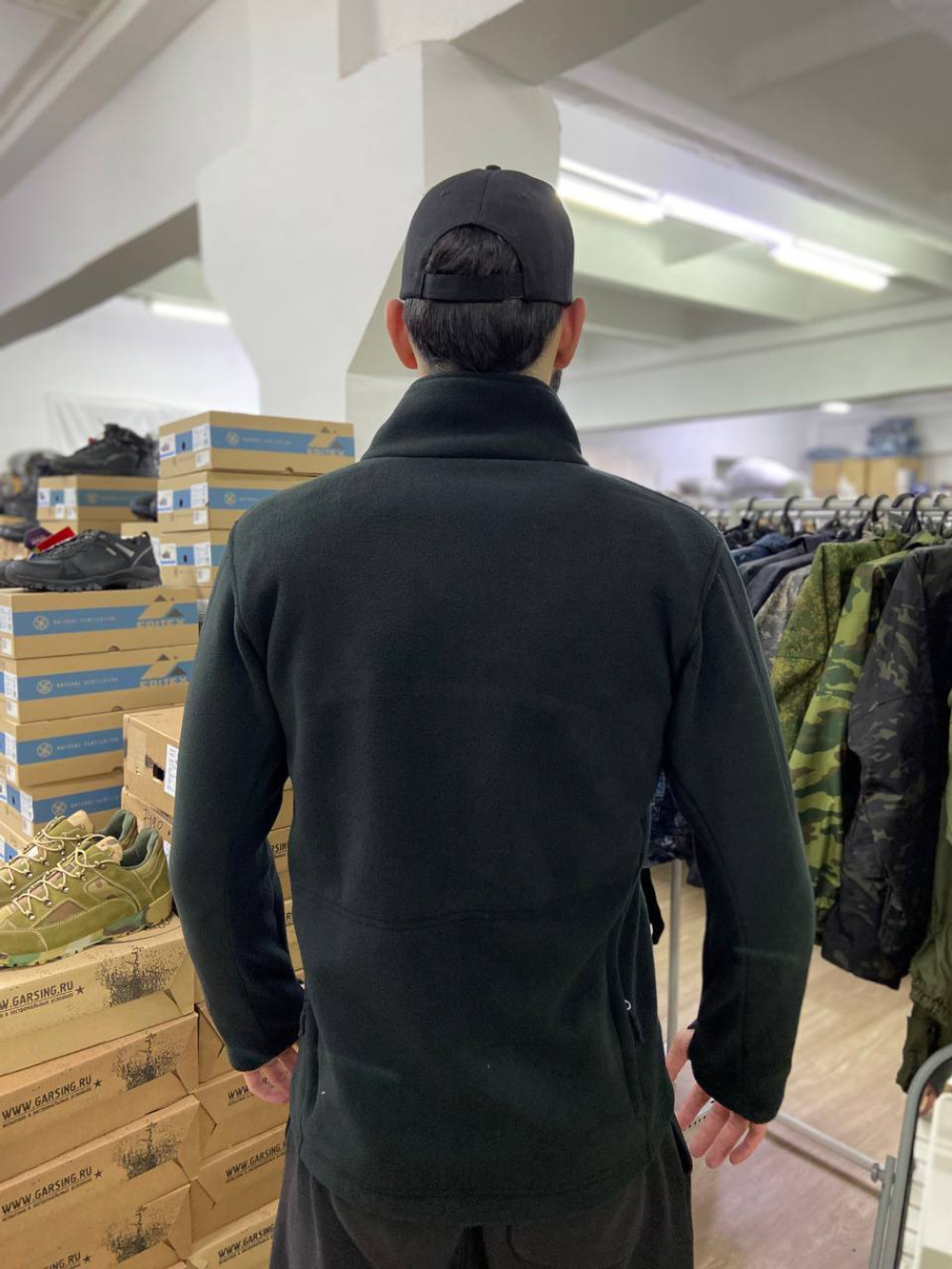 Куртка флисовая / черная