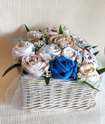 Kvadrat formalı körpə geyim səbəti