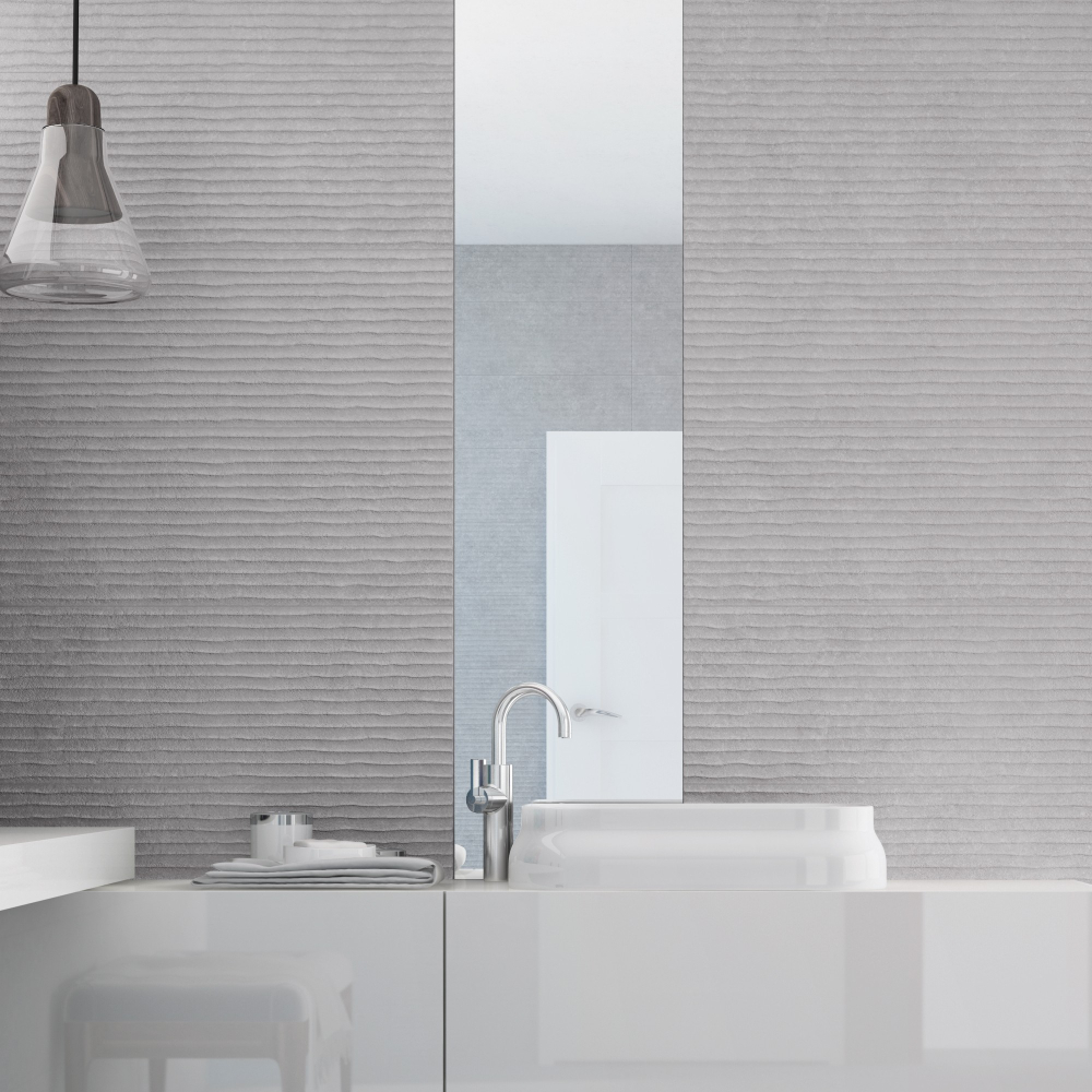 Плитка Light Stone Score Grey 30x90