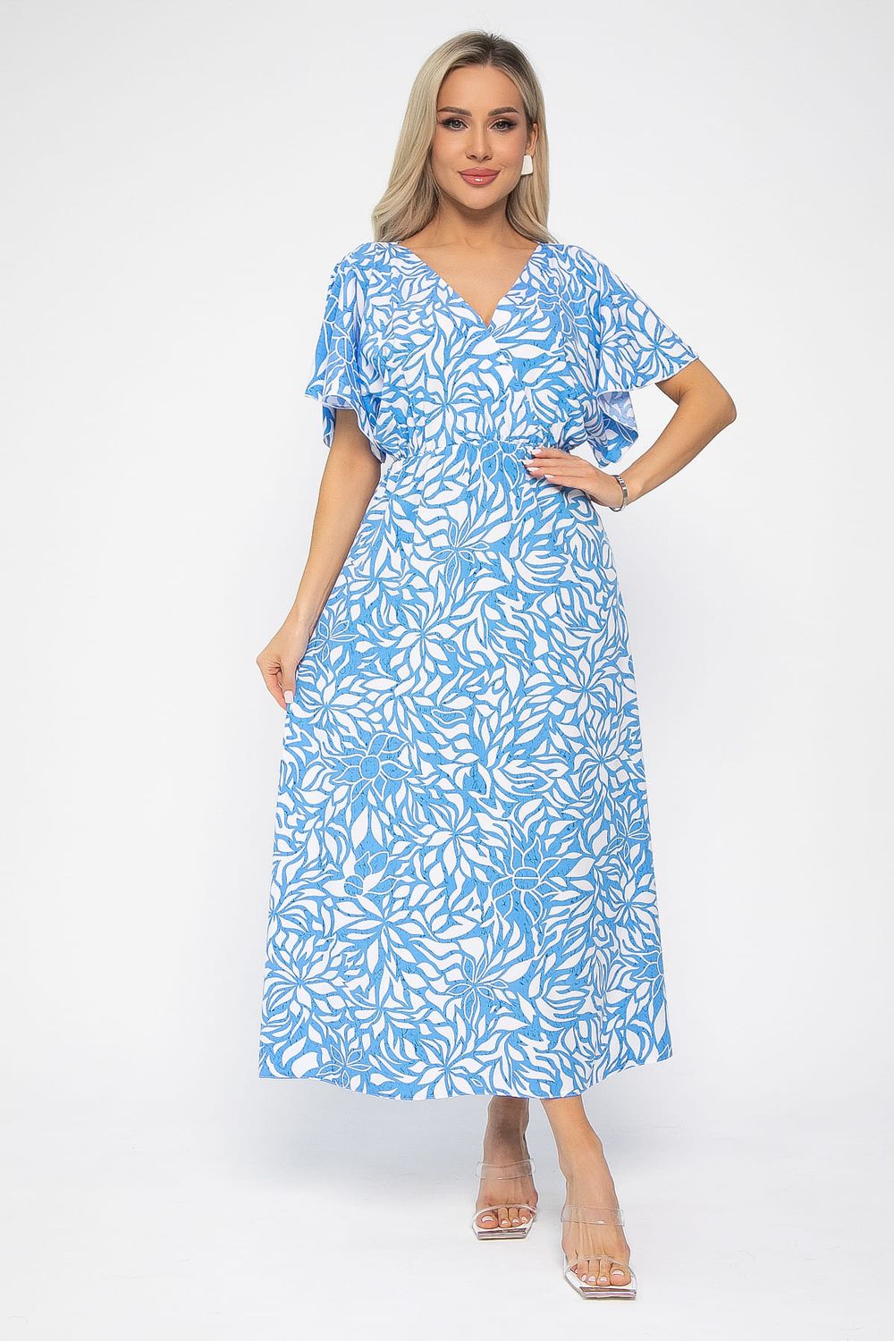 Платье Летнее настроение (голубое) П13728-7М LT Collection