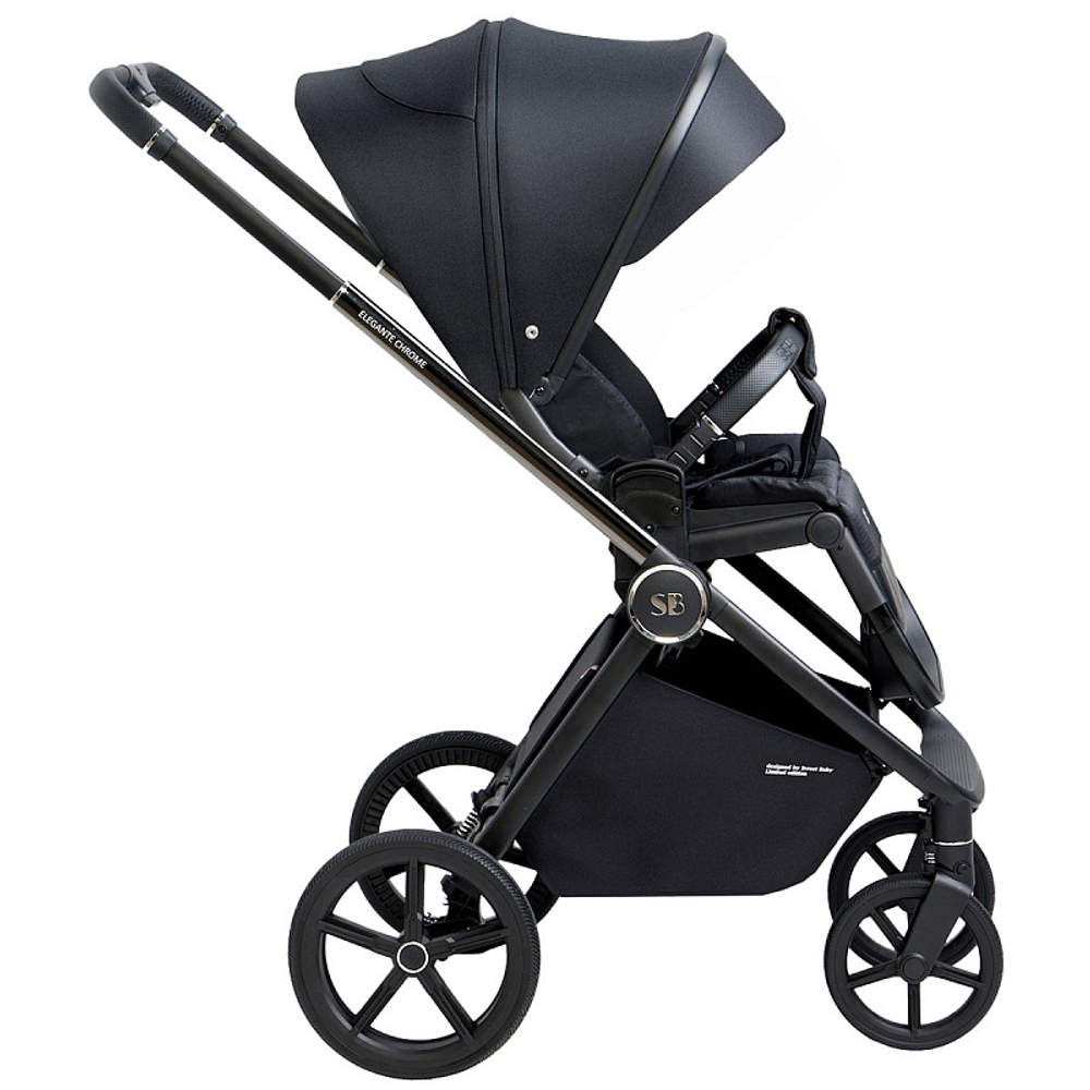 Детская коляска Sweet Baby Elegante 2 в 1 Chrome Black