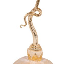 Столик декоративный Жемчужный гранат Айвори Мраморное золото