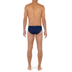 Мужские плавки темно-синие HOM SEA LIFE Swim Mini Briefs 402534_4000RA