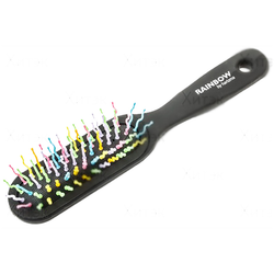 Щетка для волос Harizma Rainbow h10701 узкая