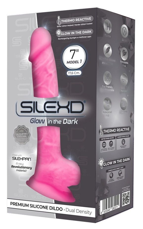 Фаллоимитатор Adrien Lastic SILEXD Model 1 17,6 см, светится в темноте