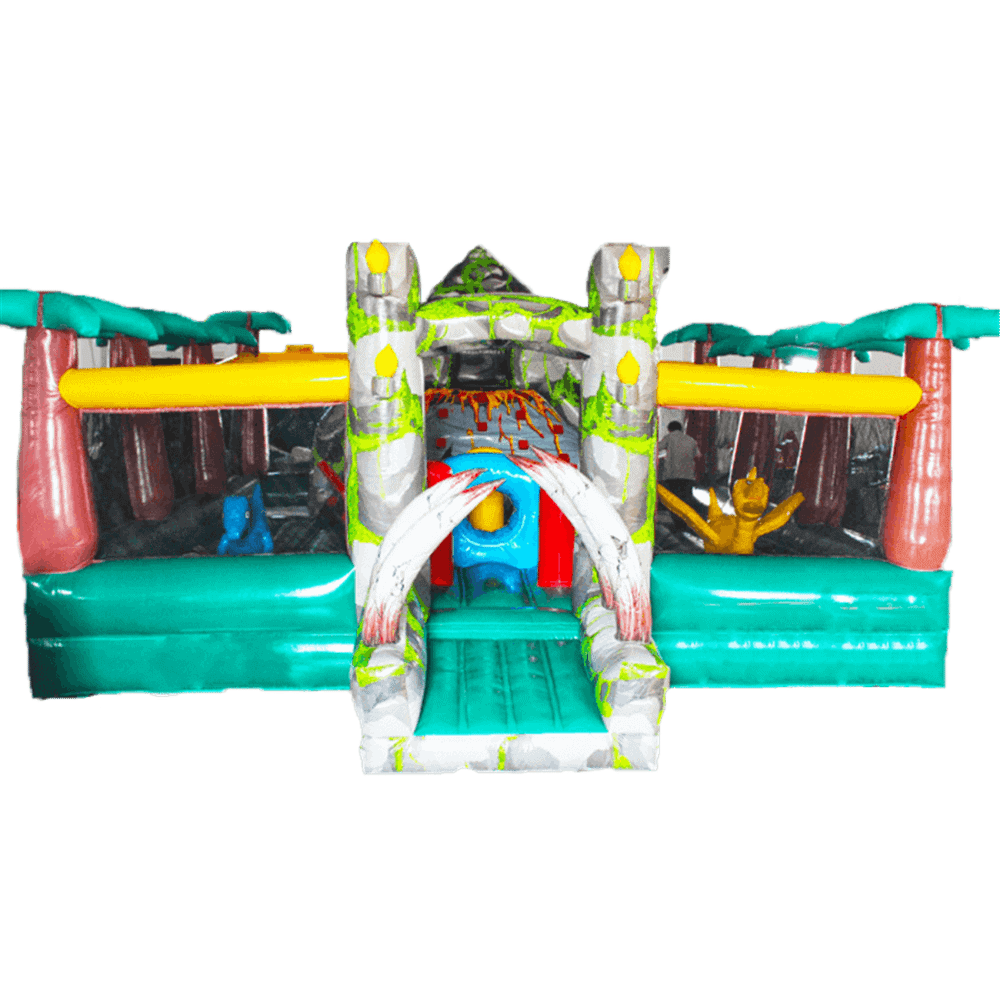 Надувной батут "Ущелье динозавра"