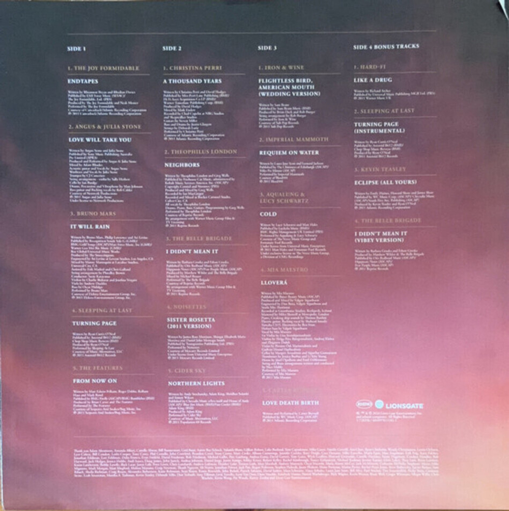 Soundtrack / The Twilight Saga: Breaking Dawn, Part 1 (Original Motion Picture Soundtrack)(Coloured Vinyl)(2LP)