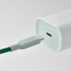 IKEA LILLHULT  (ИКЕА ЛИЛЛХУЛТ)  -  USB-C - USB-C, зеленый, 1,5 м