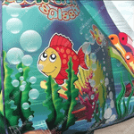 Надувная горка "Голубой марлин"