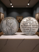 Медаль Великий князь Святослав Ярославич 1782 года. Времён правления Екатерины II. Копия посеребрение
