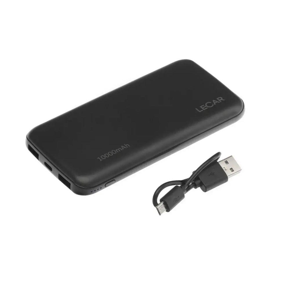 Устройство зарядное Lecar 10000 mAh (power bank) USB-разъем, Type-C беспроводной