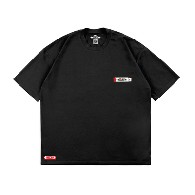 Футболка "Жвачка" OVERSIZE черная