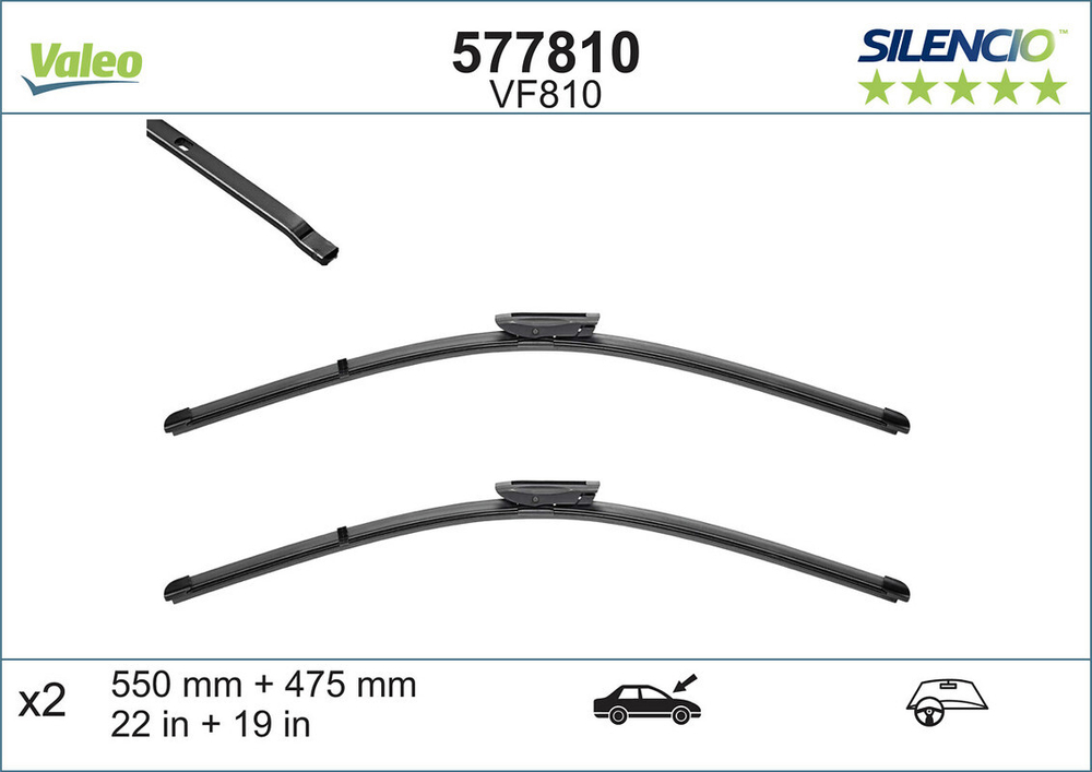VALEO - 577810-VAL - Wiper Blade