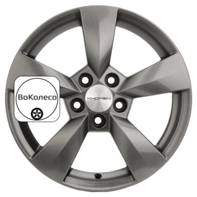6x15/5x100 ET38 D57,1 KHW1504 (Rapid) G-Silver Khomen Wheels