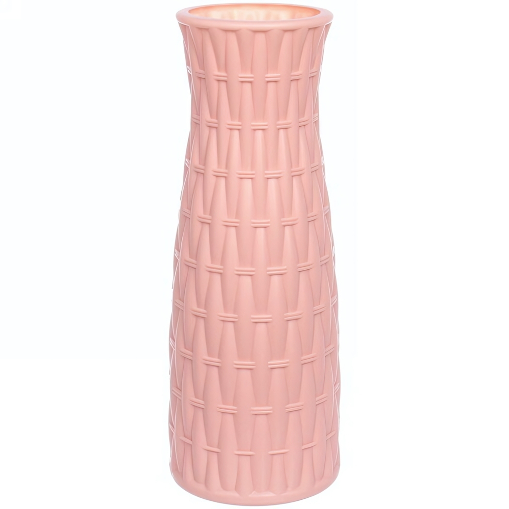Ваза из пластика «Marlen-Эйвери» 1л 21*7,7см цвет розовый