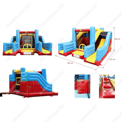 Коммерческий надувной батут "Двойной эффект-1"