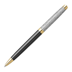 Шариковая ручка Waterman Reflections of Paris Hemisphere DeLuxe Black GT Mblue в подарочной коробке