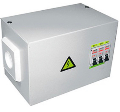 Ящик с понижающим трансформатором ЯТП 0.25 220/12В IP31 с 2-мя автоматами ЭЛТИ