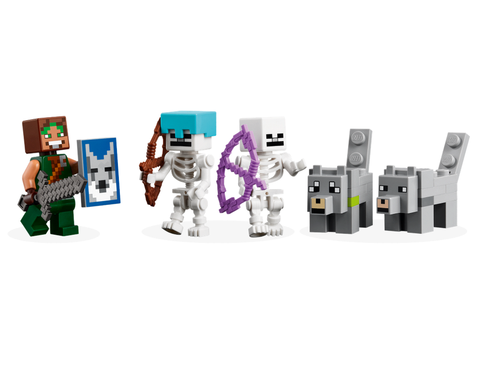 Конструктор лего Minecraft 21261  "Волчья крепость"