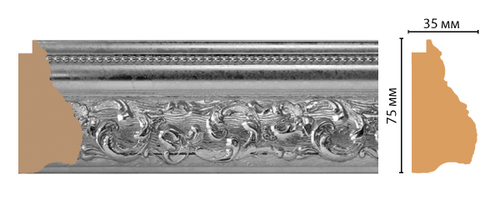 Багет Decomaster 919-1605 75*35*2900мм