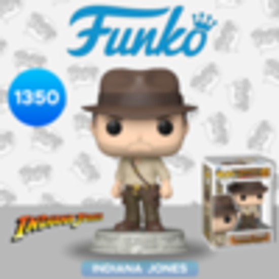 Фигурка Funko POP! Movies Bobble Indiana Jones ROTLA Indiana Jones (1350) 59258 / Фигурка Фанко ПОП! по мотивам фильма "Индиана Джонс: В поисках утраченного ковчега", Индиана Джонс