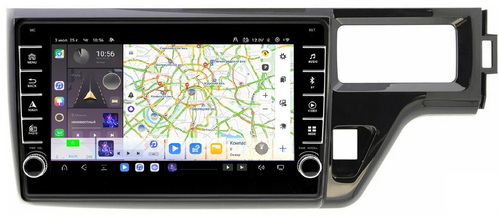 Магнитола для Honda Stepwgn 5 2015-2021 - Carmedia SF-1019 (кнопки и крутилки) Android 13, TS20, 6+128Гб, CarPlay, 4G SIM-слот